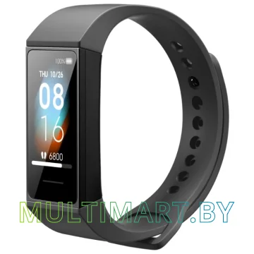 Фитнес-браслет Xiaomi Mi Smart Band 4C (черный, русская версия)